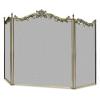 imageAmagabeli Fireplace Screen with Doors Large Flat Guard Fire Screens Outdoor Metal Decorative Mesh Solid Baby Safe Proof Wrought Iron Fire Place Panels Wood Burning Stove Accessories Black