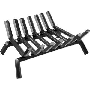 imageAMAGABELI GARDEN ampamp HOME Fireplace Log Grate 24 Inch Wide Heavy Duty Solid Steel Indoor Chimney Hearth 34 Bar for Outdoor Kindling Tools Pit Wrought Iron Wood Stove Firewood Burning Rack Holder30 inch