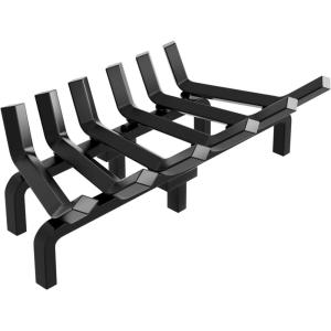 imageAMAGABELI GARDEN ampamp HOME Fireplace Log Grate 24 Inch Wide Heavy Duty Solid Steel Indoor Chimney Hearth 34 Bar for Outdoor Kindling Tools Pit Wrought Iron Wood Stove Firewood Burning Rack Holder24 inch