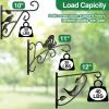 imageAMAGABELI GARDEN ampamp HOME 2 Pack Hanging Plants Bracket 11quot Wall Planter Hooks Hangers Flower Pot Bird Feeder Lanterns Patio Garden for Outdoor Indoor Fence Screw Mount Arm Hardware BG15514