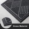 imageAMAGABELI GARDEN ampamp HOME 2 Pack Large Outdoor Door Mats 24quot x 36quot for Front Door Entrance Outside Doormat
