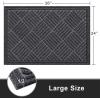 imageAMAGABELI GARDEN ampamp HOME 2 Pack Large Outdoor Door Mats 24quot x 36quot for Front Door Entrance Outside Doormat