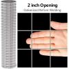 imageAMAGABELI GARDEN ampamp HOME 36inch x 50ft 1 inch Black Hardware Cloth PVC Vinyl Coated Chicken Wire Mesh Roll Garden Fence Chicken Coop Wire Fencing Welded Wire 16 Gauge Gopher Rabbit Tree Snake BG232Sliver