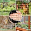 imageAMAGABELI GARDEN ampamp HOME 36inch x 50ft 1 inch Black Hardware Cloth PVC Vinyl Coated Chicken Wire Mesh Roll Garden Fence Chicken Coop Wire Fencing Welded Wire 16 Gauge Gopher Rabbit Tree Snake BG232Sliver