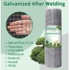 imageAMAGABELI GARDEN ampamp HOME Hardware Cloth 12 inch 16inx25ft Galvanized After Welding 19 Gauge Square Chicken Wire Fence Mesh Roll Raised Garden Bed Plant Supports Poultry Netting Cage Snake Fence12inch 16in25ft