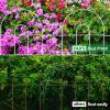 imageAMAGABELI Garden ampamp Home Decorative Garden Fence Border 35panels 18inch x 50ft Animal Barrier Fence Border Black Thicken Metal Wire Fencing Rustproof Landscape Patio Flower Bed Edge SectionWhite