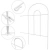 imageAMAGABELI Garden ampamp Home Decorative Garden Fence Border 35panels 18inch x 50ft Animal Barrier Fence Border Black Thicken Metal Wire Fencing Rustproof Landscape Patio Flower Bed Edge SectionWhite