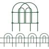 imageAMAGABELI Garden ampamp Home Decorative Garden Fence Border 35panels 18inch x 50ft Animal Barrier Fence Border Black Thicken Metal Wire Fencing Rustproof Landscape Patio Flower Bed Edge SectionGreen