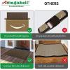 imageAmagabeli 2 Pack Large Outdoor Door Mats Rubber Scraper 36quot x 24quot for Front Door Entrance Outside Doormat Patio Rug Dirt Debris Mud Trapper Waterproof Out Door Mat Washable Carpet BG351Brown