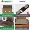 imageAmagabeli 2 Pack Large Outdoor Door Mats Rubber Scraper 36quot x 24quot for Front Door Entrance Outside Doormat Patio Rug Dirt Debris Mud Trapper Waterproof Out Door Mat Washable Carpet BG351Brown