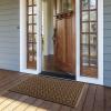 imageAmagabeli 2 Pack Large Outdoor Door Mats Rubber Scraper 36quot x 24quot for Front Door Entrance Outside Doormat Patio Rug Dirt Debris Mud Trapper Waterproof Out Door Mat Washable Carpet BG351Brown