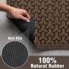 imageAmagabeli 2 Pack Large Outdoor Door Mats Rubber Scraper 36quot x 24quot for Front Door Entrance Outside Doormat Patio Rug Dirt Debris Mud Trapper Waterproof Out Door Mat Washable Carpet BG351Brown