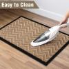 imageAmagabeli 2 Pack Large Outdoor Door Mats Rubber Shoes Scraper 36quot x 24quot for Front Door Entrance Outside Doormat Patio Rug Dirt Debris Mud Trapper Waterproof Out Door Mat Low Profile Washable BG349Small Brown