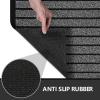 imageAmagabeli 2 Pack Large Outdoor Door Mats Rubber Shoes Scraper 36quot x 24quot for Front Door Entrance Outside Doormat Patio Rug Dirt Debris Mud Trapper Waterproof Out Door Mat Low Profile Washable BG354