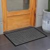 imageAmagabeli 2 Pack Large Outdoor Door Mats Rubber Shoes Scraper 36quot x 24quot for Front Door Entrance Outside Doormat Patio Rug Dirt Debris Mud Trapper Waterproof Out Door Mat Low Profile Washable BG354