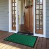 imageAmagabeli 2 Pack Large Outdoor Door Mats Rubber Shoes Scraper 36quot x 24quot for Front Door Entrance Outside Doormat Patio Rug Dirt Debris Mud Trapper Waterproof Out Door Mat Low Profile Washable BG349Green