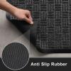 imageAmagabeli 2 Pack Large Outdoor Door Mats Rubber Shoes Scraper 36quot x 24quot for Front Door Entrance Outside Doormat Patio Rug Dirt Debris Mud Trapper Waterproof Indoor Inside Low Profile Washable BG3431