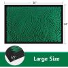 imageAmagabeli 2 Pack Large Outdoor Door Mats Rubber Shoes Scraper 36quot x 24quot for Front Door Entrance Outside Doormat Patio Rug Dirt Debris Mud Trapper Waterproof Out Door Mat Low Profile Washable BG349Green