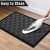 imageAmagabeli 2 Pack Large Outdoor Door Mats Rubber Shoes Scraper 36quot x 24quot for Front Door Entrance Outside Doormat Patio Rug Dirt Debris Mud Trapper Waterproof Indoor Inside Low Profile Washable BG3431