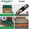 imageAmagabeli 2 Pack Large Outdoor Door Mats Rubber Shoes Scraper 36quot x 24quot for Front Door Entrance Outside Doormat Patio Rug Dirt Debris Mud Trapper Waterproof Out Door Mat Low Profile Washable BG349Green