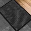 imageAmagabeli 2 Pack Large Outdoor Door Mats Rubber Shoes Scraper 36quot x 24quot for Front Door Entrance Outside Doormat Patio Rug Dirt Debris Mud Trapper Waterproof Out Door Mat Low Profile Washable BG349Dark Grey