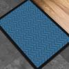 imageAmagabeli 2 Pack Large Outdoor Door Mats Rubber Shoes Scraper 36quot x 24quot for Front Door Entrance Outside Doormat Patio Rug Dirt Debris Mud Trapper Waterproof Out Door Mat Low Profile Washable BG349Blue