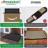 imageAmagabeli 2 Pack Large Outdoor Door Mats Rubber Shoes Scraper 36quot x 24quot for Front Door Entrance Outside Doormat Patio Rug Dirt Debris Mud Trapper Waterproof Out Door Mat Low Profile Washable BG349Dark Grey