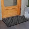 imageAmagabeli 2 Pack Large Outdoor Door Mats Rubber Shoes Scraper 36quot x 24quot for Front Door Entrance Outside Doormat Patio Rug Dirt Debris Mud Trapper Waterproof Indoor Inside Low Profile Washable BG3432