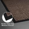 imageAmagabeli 2 Pack Outside Shoe Mat Rubber Doormat for Front Door 18quotx 30quot Outdoor Mats Entrance Waterproof Rugs Dirt Debris Mud Trapper Carpet for Patio Non Skid Doormats Exterior Door Mat