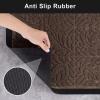 imageAmagabeli 2 Pack Outside Shoe Mat Rubber Doormat for Front Door 18quotx 30quot Outdoor Mats Entrance Waterproof Rugs Dirt Debris Mud Trapper Carpet for Patio Non Skid Doormats Exterior Door Mat