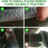 imageAmagabeli 2 inch Hexagonal Poultry Netting Galvanized Chicken Wire Mesh Fence 20gauge Large Frame with Chicken Netting Rabbits Pets Dog Cat Vegetable Garden Fencing Backyard Raised Flower 36inchx50ft