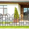 imageAmagabeli 8 Panels Decorative Garden Fence 10ft L x 32inH Garden Fencing Animal Barrier for Dog Rustproof Black Iron Border Fence Edging Metal Wire Fencing for Outdoor Patio Vinyl Flower ET04632in x 10ft