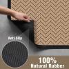 imageAmagabeli Large Outdoor Door Mats Rubber Shoes Scraper 36quot x 24quot for Front Door Entrance Outside Doormat Patio Rug Dirt Debris Mud Trapper Waterproof Out Door Mat Low Profile Washable Carpet BG035