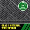 imageAmagabeli Large Outdoor Door Mats Rubber Shoes Scraper 36quot x 24quot for Front Door Entrance Outside Doormat Patio Rug Dirt Debris Mud Trapper Waterproof Out Door Mat Low Profile Washable Carpet BG038