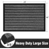 imageAmagabeli Large Outdoor Door Mats Rubber Shoes Scraper 36quot x 24quot for Front Door Entrance Outside Doormat Patio Rug Dirt Debris Mud Trapper Waterproof Out Door Mat Low Profile Washable Carpet BG041