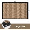 imageAmagabeli Large Outdoor Door Mats Rubber Shoes Scraper 36quot x 24quot for Front Door Entrance Outside Doormat Patio Rug Dirt Debris Mud Trapper Waterproof Out Door Mat Low Profile Washable Carpet BG035