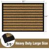 imageAmagabeli Outdoor Door Mats 36quot x 24quot Welcome Mats for Front Door Entrance Extra Outside Entryway Heavy Duty Doormat Rug Dirt Debris Mud Trapper Low Profile Washable Carpet BG040