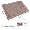 imageLarge Outdoor Door Mats Rubber Shoes Scraper 47quot x 28quot for Front Door Entrance Outside Doormat Patio Rug Dirt Debris Mud Trapper Waterproof Out Door Mat Low Profile Washable Carpet