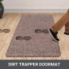 imageLarge Outdoor Door Mats Rubber Shoes Scraper 47quot x 28quot for Front Door Entrance Outside Doormat Patio Rug Dirt Debris Mud Trapper Waterproof Out Door Mat Low Profile Washable Carpet
