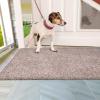 imageLarge Outdoor Door Mats Rubber Shoes Scraper 47quot x 28quot for Front Door Entrance Outside Doormat Patio Rug Dirt Debris Mud Trapper Waterproof Out Door Mat Low Profile Washable Carpet
