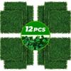 imageAMAGABELI GARDEN ampamp HOME 12 PCS 20quotx20quot Artificial Boxwood Panels Grass Wall Privacy Screen Greenery Backdrop Wall Panels Hedge for Outdoor Yard Fence Covering Background Decor20x20