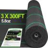 imageAMAGABELI GARDEN ampamp HOME 58oz 4ft x 100ft Weed Barrier Landscape Fabric Heavy Duty Ground Cover Weed Cloth Geotextile Fabric Durable Driveway Cover Garden Lawn Fabric Outdoor Weed Mat58oz3ft x 300ft