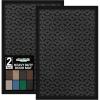 imageAmagabeli 2 pack Large Outdoor Door Mats Rubber Shoes Scraper 36quot x 24quot for Front Door Entrance Outside Doormat Patio Rug Dirt Debris Mud Trapper Waterproof Out Door Mat Low Profile Washable Carpet