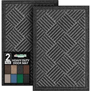 imageAMAGABELI GARDEN ampamp HOME 2 Pack Large Outdoor Door Mats 24quot x 36quot for Front Door Entrance Outside Doormat