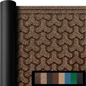 imageAmagabeli 2 Pack Large Outdoor Door Mats Rubber Scraper 36quot x 24quot for Front Door Entrance Outside Doormat Patio Rug Dirt Debris Mud Trapper Waterproof Out Door Mat Washable Carpet BG351Brown