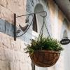 imageAMAGABELI GARDEN ampamp HOME 2 Pack 12 inch Hanging Brackets for Plants Outdoor Hangers Hanging Planter Hooks Lanterns Plant Hooks Hangers Hanging Basket Brackets Bird Feeder Bracket with Screws BG1511Bronze