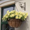 imageAMAGABELI GARDEN ampamp HOME 2 Pack 12 inch Hanging Brackets for Plants Outdoor Hangers Hanging Planter Hooks Lanterns Plant Hooks Hangers Hanging Basket Brackets Bird Feeder Bracket with Screws BG1511Bronze