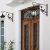 imageAMAGABELI GARDEN ampamp HOME 2 Pack 12 inch Hanging Brackets for Plants Outdoor Hangers Hanging Planter Hooks Lanterns Plant Hooks Hangers Hanging Basket Brackets Bird Feeder Bracket with Screws BG1511Bronze