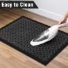 imageAMAGABELI GARDEN ampamp HOME Large Outdoor Door Mats Rubber Shoes Scraper 36quot x 24quot for Front Door Entrance Outside Doormat Patio Rug Dirt Debris Mud Trapper Waterproof Out Door Mat Low Profile Washable Carpet
