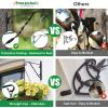 imageAmagabeli Hanging Plants Bracket 12 Wall Planter Hook Flower Pot Bird Feeder Wind Chime Lanterns Hanger Patio Lawn Garden for Shelf Shelves Fence Screw Mount against Door Arm Hardware
